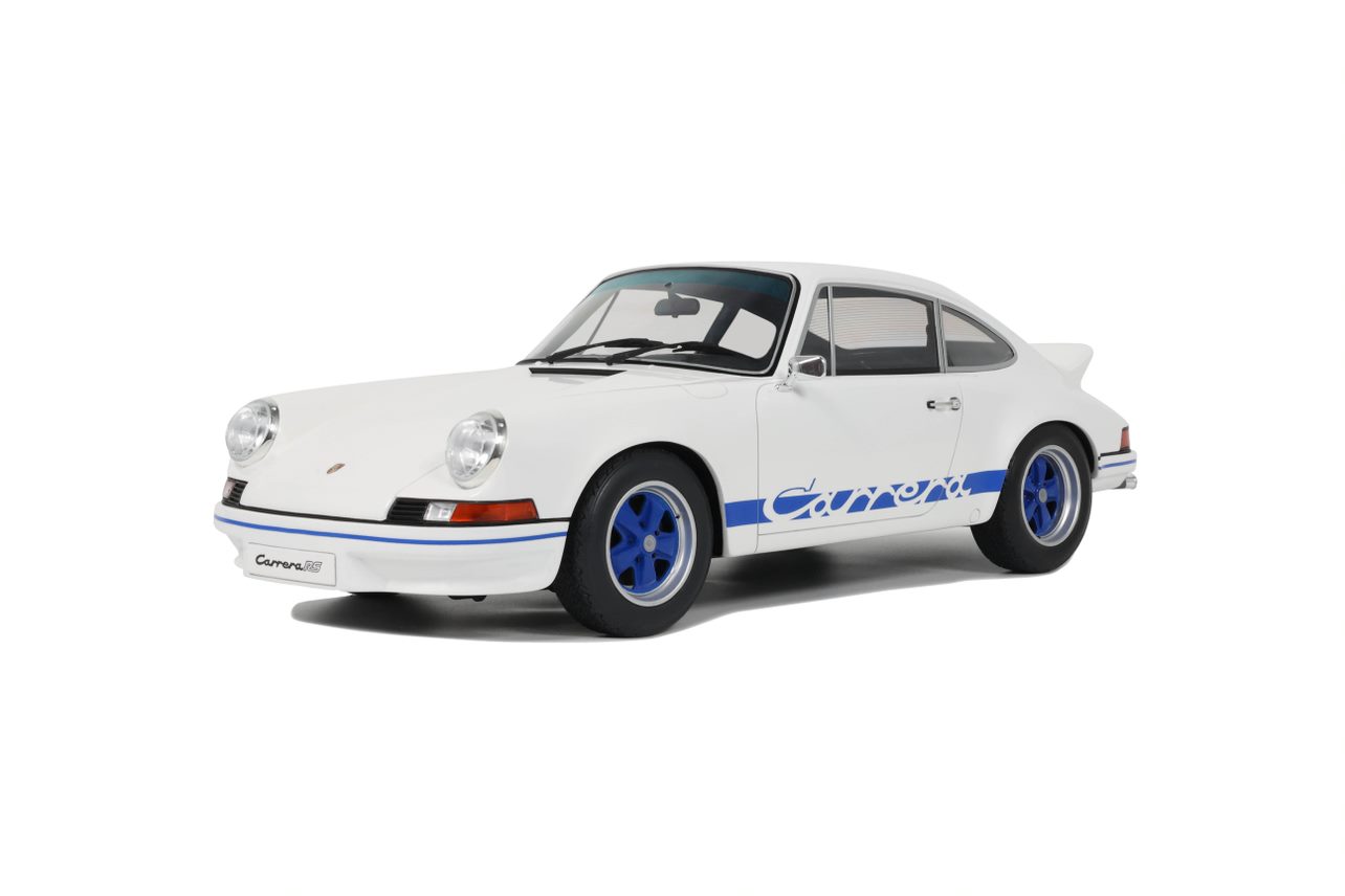 Porsche 911 2.7 RS 1973 Wit/Blauw - 1:12